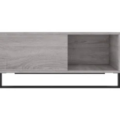 Stolik Kawowy Ława Stół Szary 80x80x36.5 Do Salonu Do Pokoju