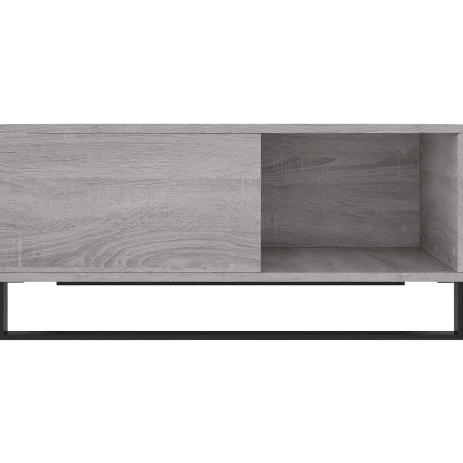 Stolik Kawowy Ława Stół Szary 80x80x36.5 Do Salonu Do Pokoju