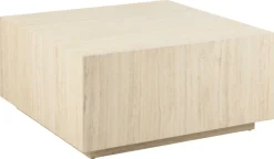STOLIK KAWOWY Dice 90x90cm imitujący trawertyn Z MDF