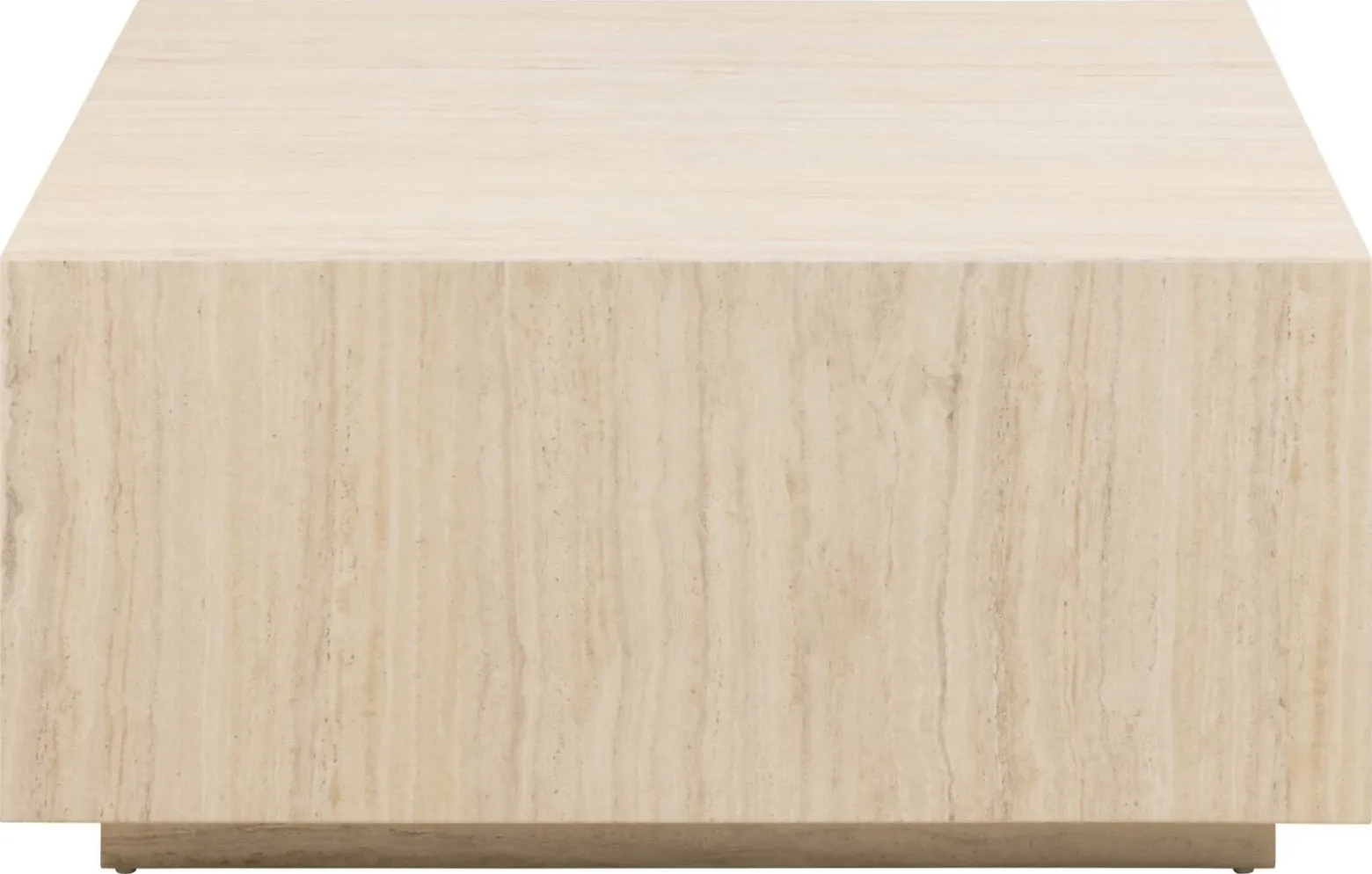 STOLIK KAWOWY Dice 90x90cm imitujący trawertyn Z MDF