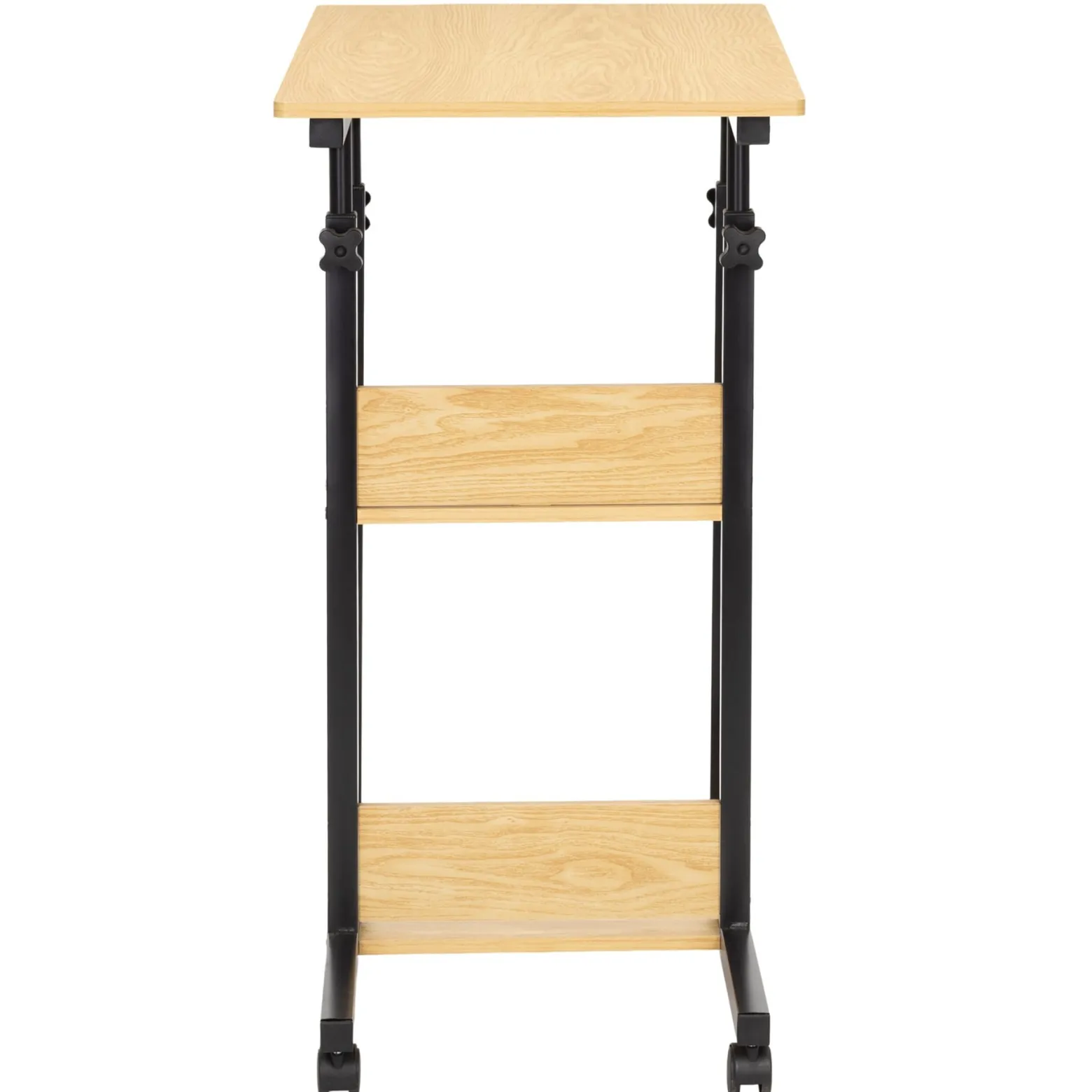 Stolik kawowy na kółkach z regulacją 76-86 cm biurko mobilne pod laptopa