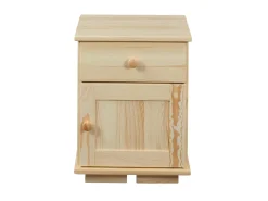 Stolik nocny MODERN II, kolor sosnowy, drzwi prawostronne