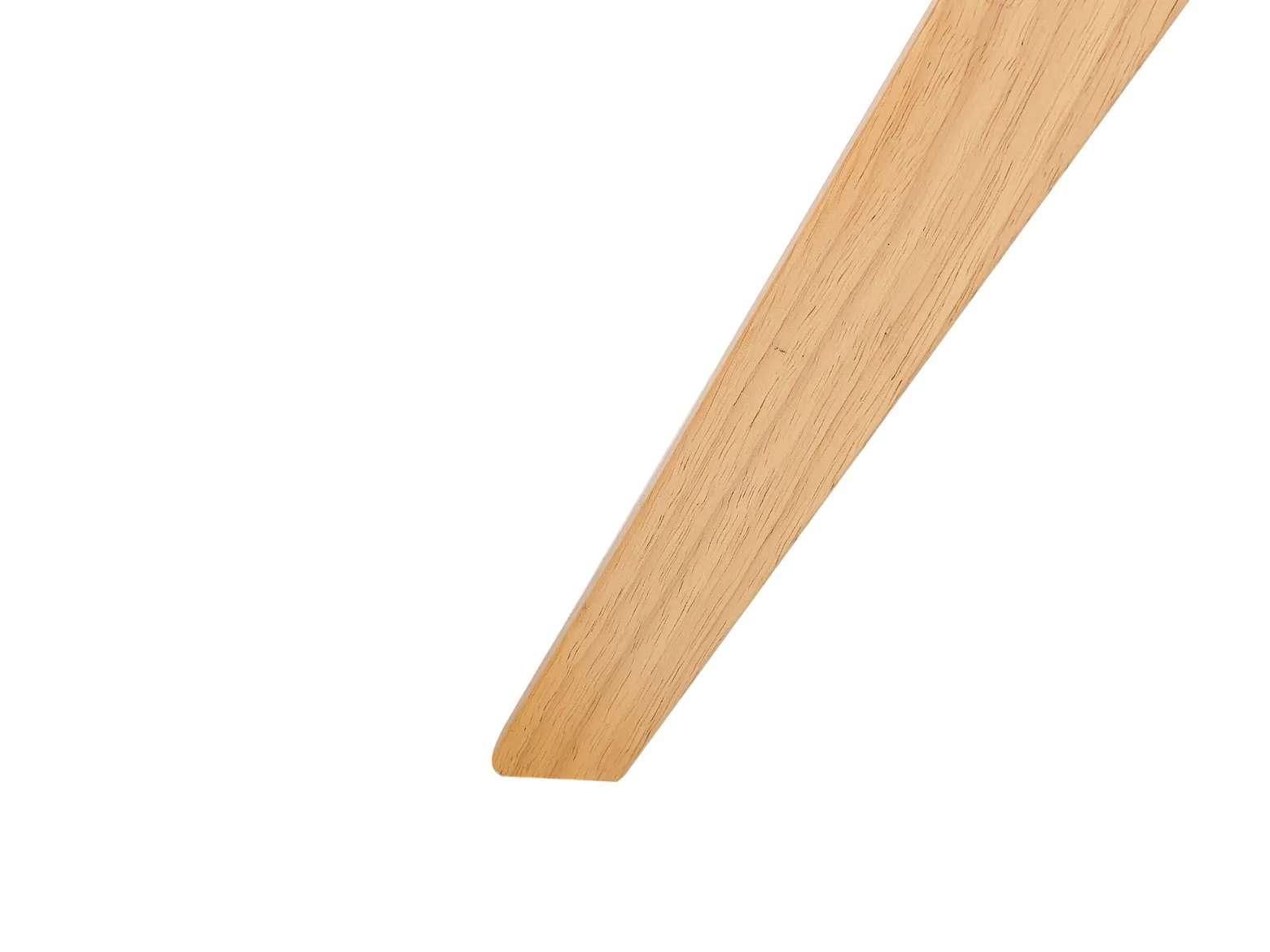 Stolik pomocniczy ø 45 cm szkło jasne drewno