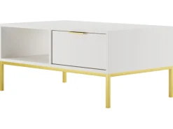 Stolik kawowy Austin 100 cm biały