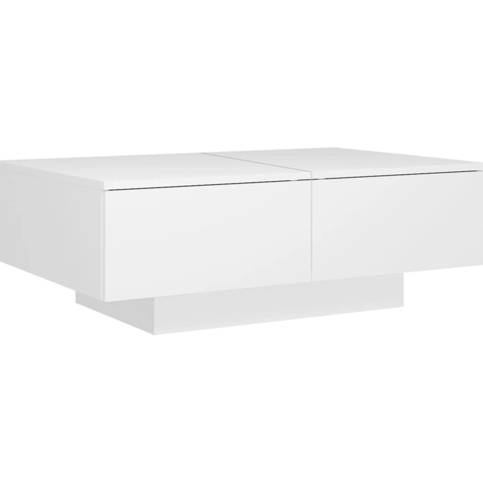 Stolik Kawowy Ława Stół Biały 90x60x31 Do Salonu Do Pokoju