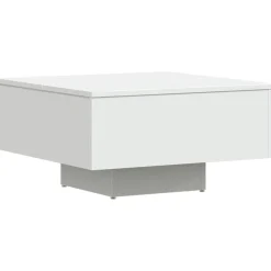 Stolik Kawowy Ława Stół Biały 60x60x31.5 Do Salonu Do Pokoju
