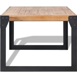 Stolik Kawowy Ława Stół Brązowy Drewniany 100x60x45 Do Salonu Do Pokoju