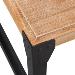 Stolik Kawowy Ława Stół Brązowy Drewniany 100x60x45 Do Salonu Do Pokoju