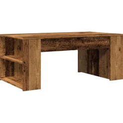 Stolik Kawowy Ława Stół Brązowy 102x55x42 Do Salonu Do Pokoju