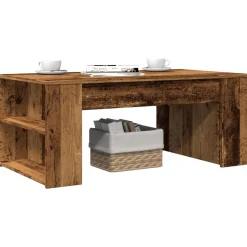 Stolik Kawowy Ława Stół Brązowy 102x55x42 Do Salonu Do Pokoju