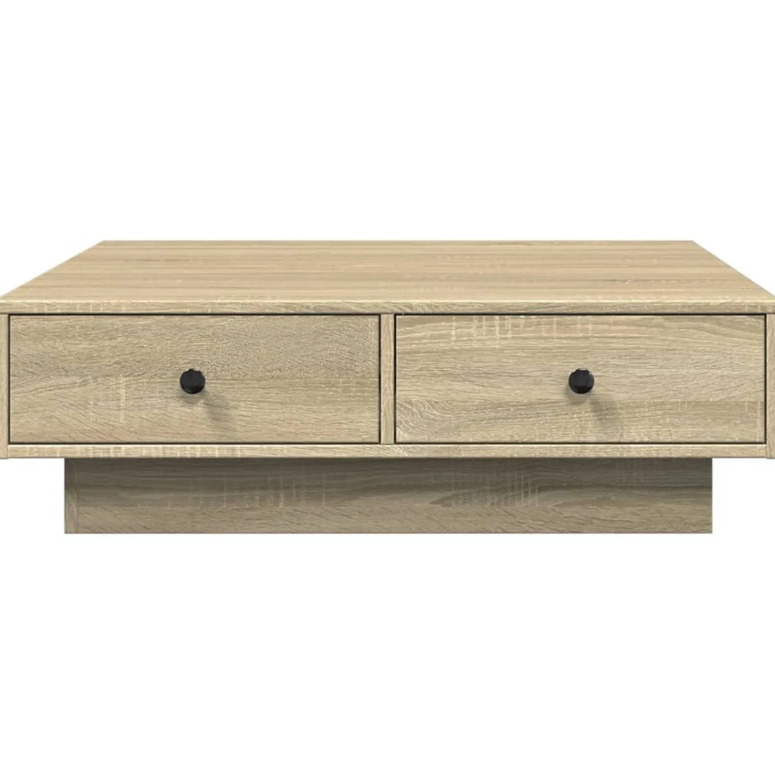 Stolik Kawowy Ława Stół Brązowy 90x90x28 Do Salonu Do Pokoju