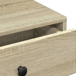 Stolik Kawowy Ława Stół Brązowy 90x90x28 Do Salonu Do Pokoju