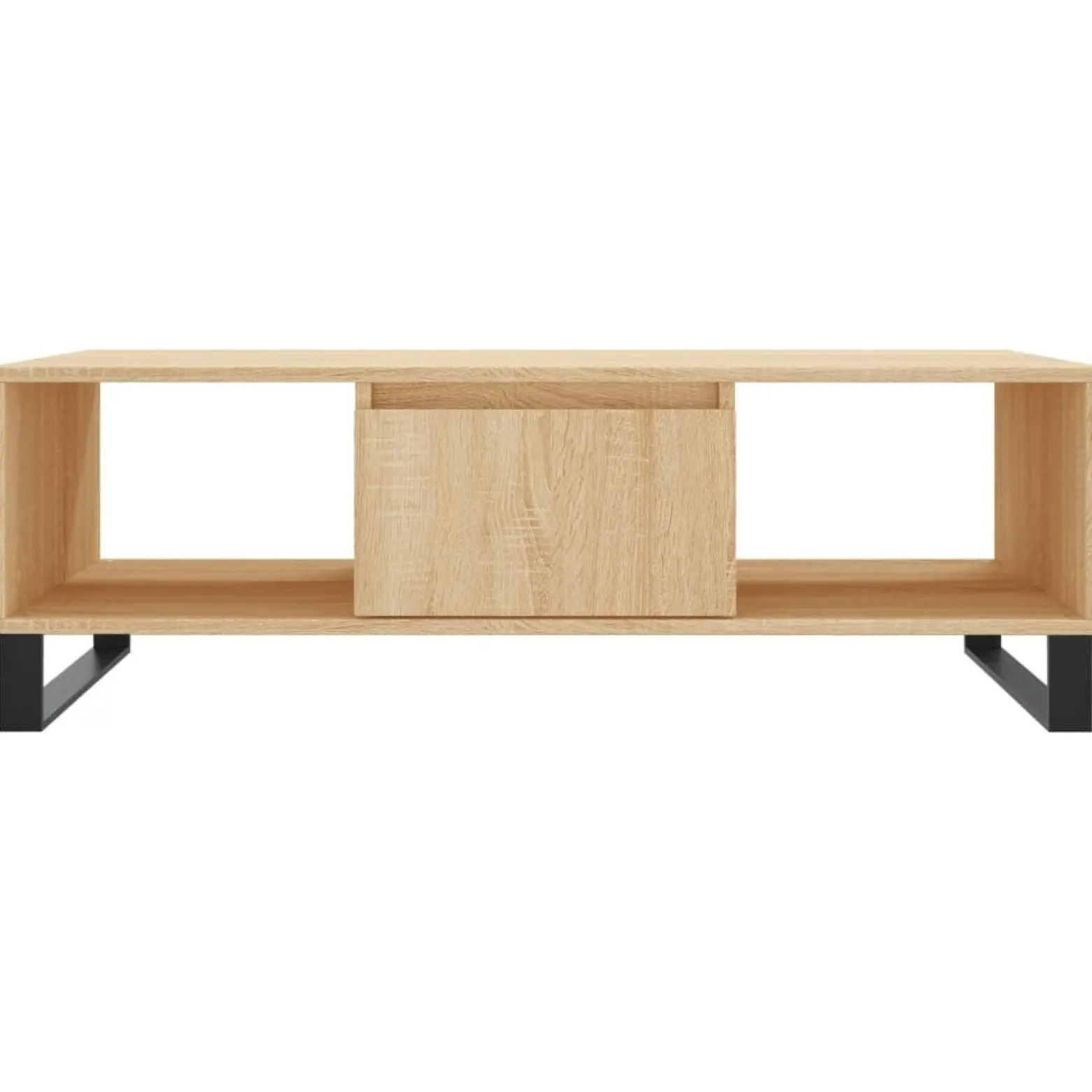 Stolik Kawowy Ława Stół Brązowy 104x60x35 Przegrody Do Salonu Do Pokoju