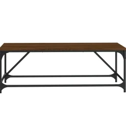 Stolik Kawowy Ława Stół Brązowy 100x50x35 Do Salonu Do Pokoju