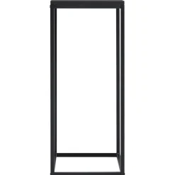 Stolik Kawowy Ława Stół Czarny Metalowy 25x25x60 Do Salonu Do Pokoju