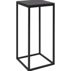 Stolik Kawowy Ława Stół Czarny Metalowy 25x25x60 Do Salonu Do Pokoju
