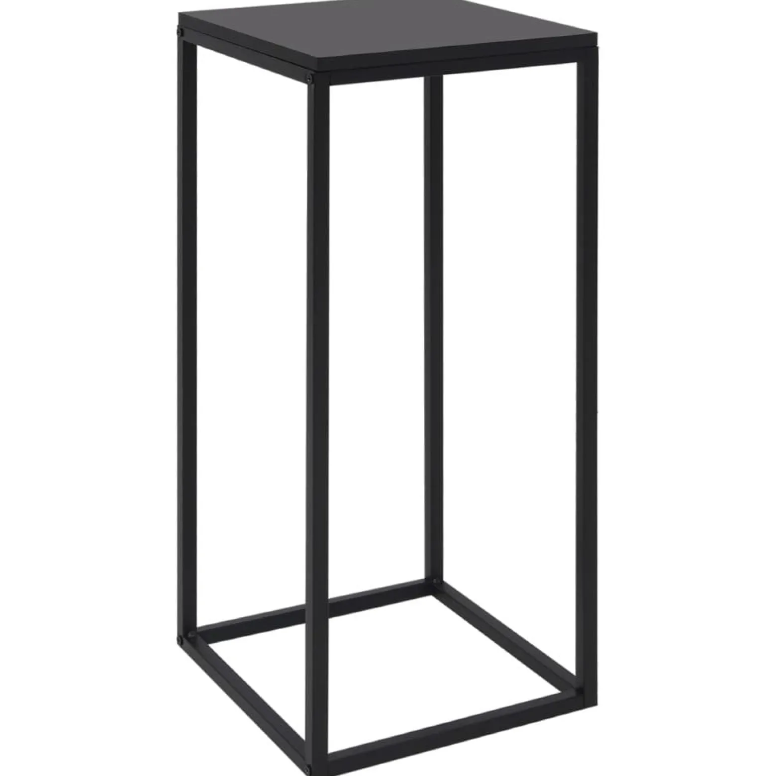 Stolik Kawowy Ława Stół Czarny Metalowy 25x25x60 Do Salonu Do Pokoju