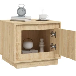 Stolik Kawowy Ława Stół Dąb Sonoma 51x50x44 Drzwiczki Do Salonu Do Pokoju