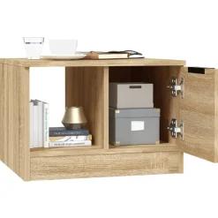 Stolik Kawowy Ława Stół Dąb Sonoma 50x50x36 Do Salonu Do Pokoju