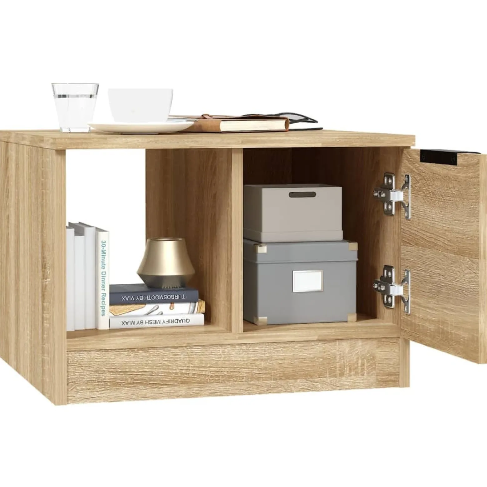 Stolik Kawowy Ława Stół Dąb Sonoma 50x50x36 Do Salonu Do Pokoju