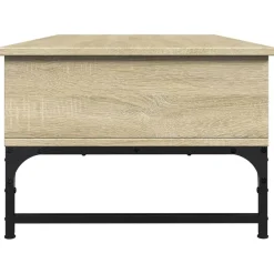 Stolik Kawowy Ława Stół Dąb Sonoma 100x50x35 Ukryty Schowek Do Salonu
