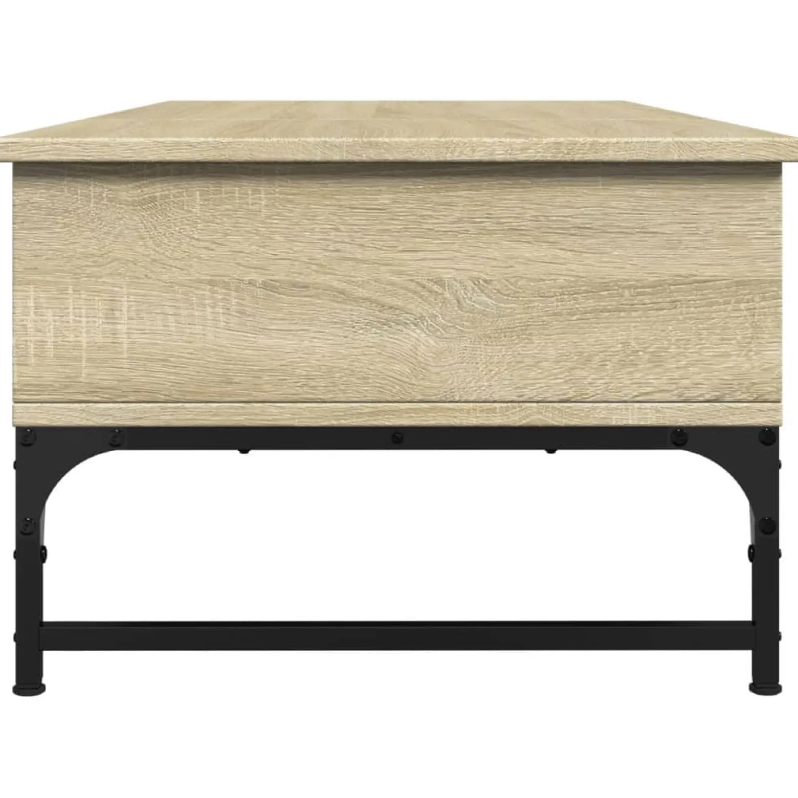 Stolik Kawowy Ława Stół Dąb Sonoma 100x50x35 Ukryty Schowek Do Salonu