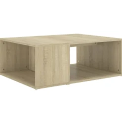 Stolik Kawowy Ława Stół Dąb Sonoma 90x67x33 Półka Do Salonu Do Pokoju