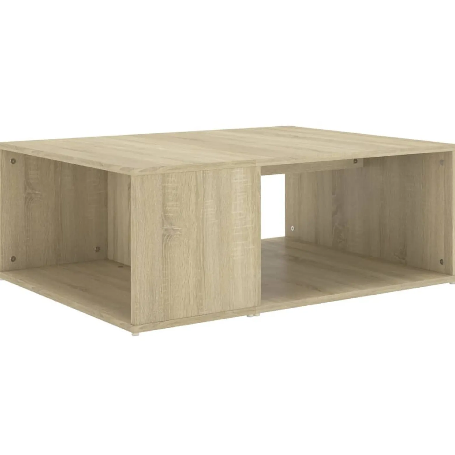Stolik Kawowy Ława Stół Dąb Sonoma 90x67x33 Półka Do Salonu Do Pokoju