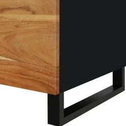 Stolik Kawowy Ława Stół Drewniany 80x50x40 Drzwiczki Do Salonu Do Pokoju