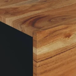 Stolik Kawowy Ława Stół Drewniany 80x50x40 Drzwiczki Do Salonu Do Pokoju