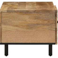 Stolik Kawowy Ława Stół Drewniany 80x50x40 Drzwiczki Do Salonu Do Pokoju