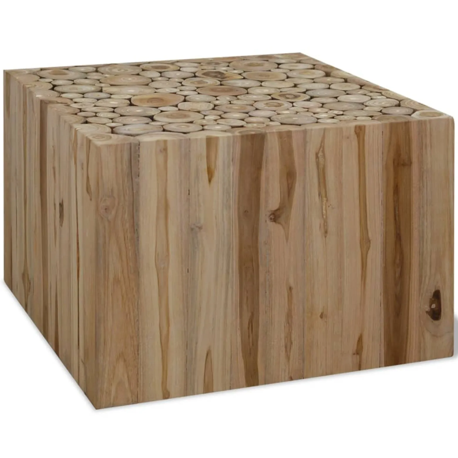 Stolik Kawowy Ława Stół Drewniany 50x50x35 Do Salonu Do Pokoju