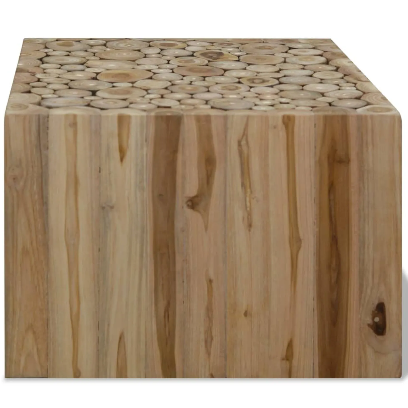 Stolik Kawowy Ława Stół Drewniany 50x50x35 Do Salonu Do Pokoju