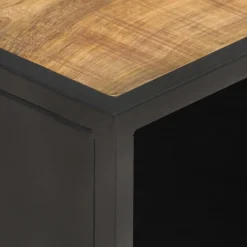 Stolik Kawowy Ława Stół Drewniany 90x50x35 Drzwiczki Do Salonu Do Pokoju