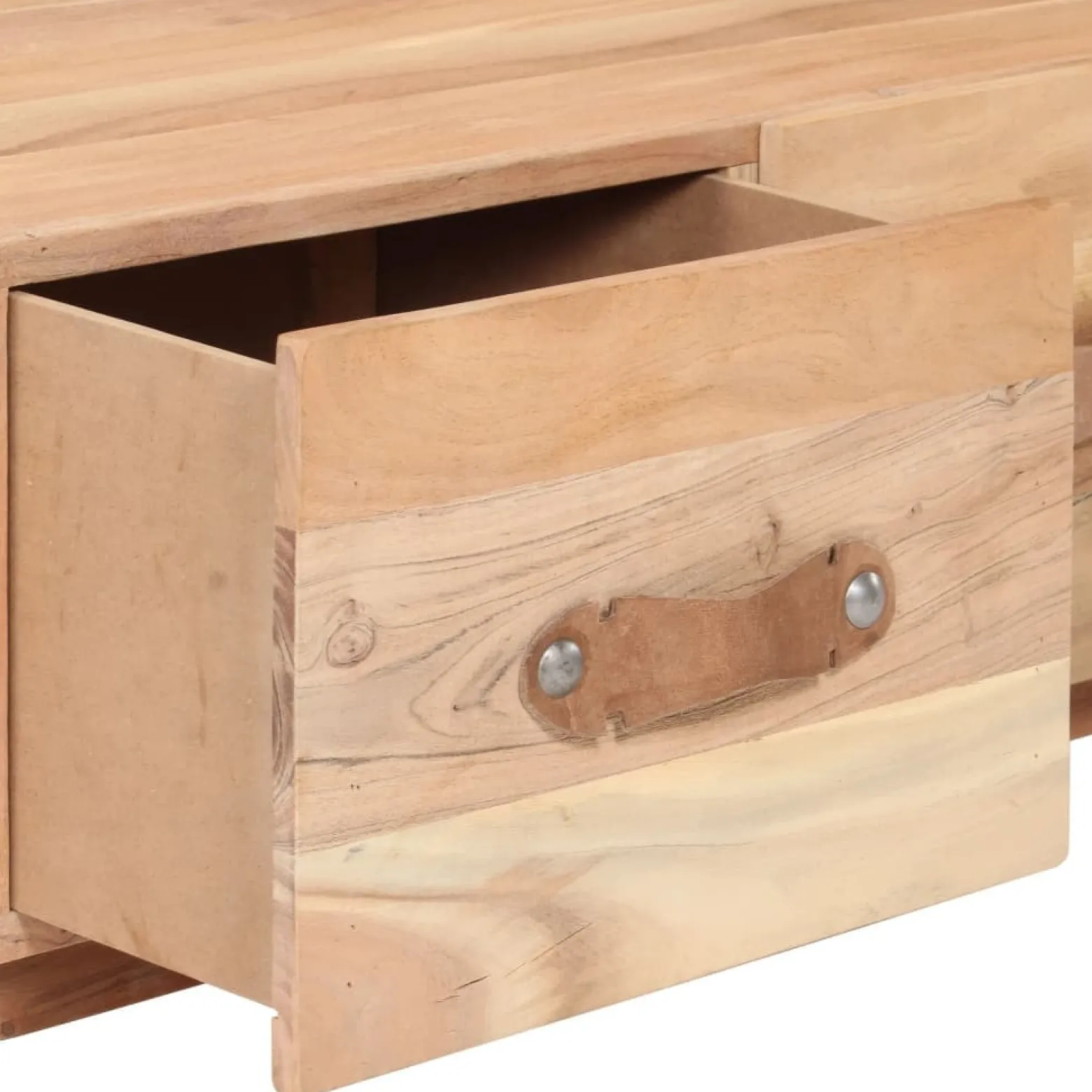 Stolik Kawowy Ława Stół Drewniany 90x50x35 Szuflady Do Salonu Do Pokoju