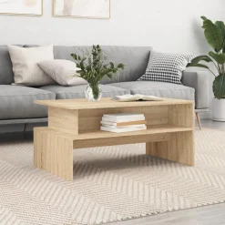 Stolik Kawowy Ława Stół Sonoma 90x55x42.5 Do Salonu Do Pokoju
