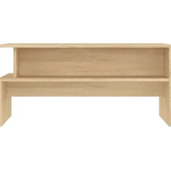 Stolik Kawowy Ława Stół Sonoma 90x55x42.5 Do Salonu Do Pokoju
