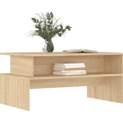 Stolik Kawowy Ława Stół Sonoma 90x55x42.5 Do Salonu Do Pokoju