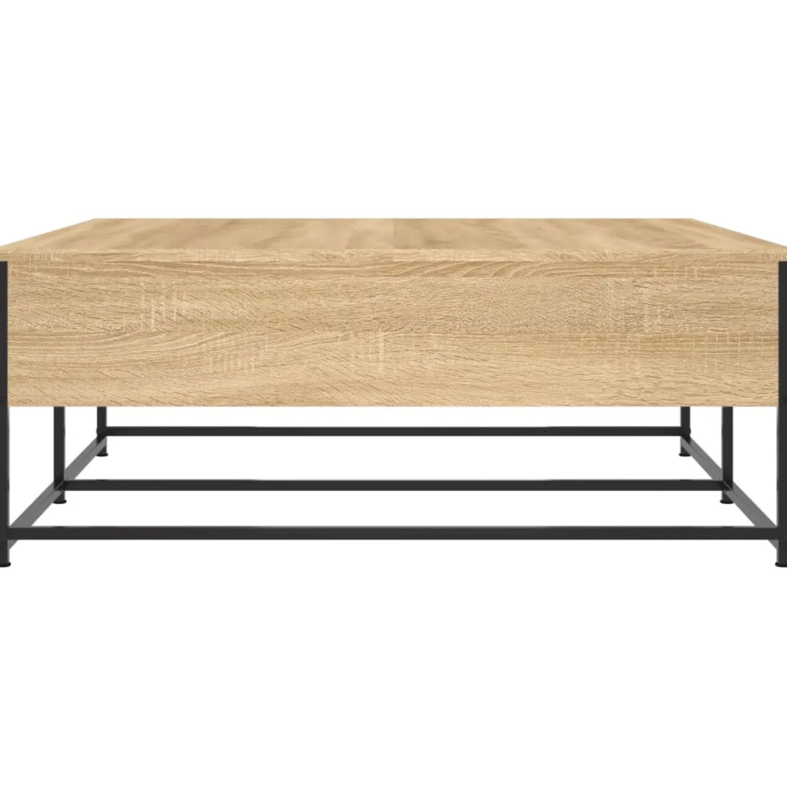 Stolik Kawowy Ława Stół Sonoma 100x99x40 Szuflady Do Salonu Do Pokoju