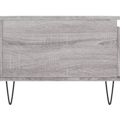 Stolik Kawowy Ława Stół Szary 90x50x36.5 Do Salonu Do Pokoju
