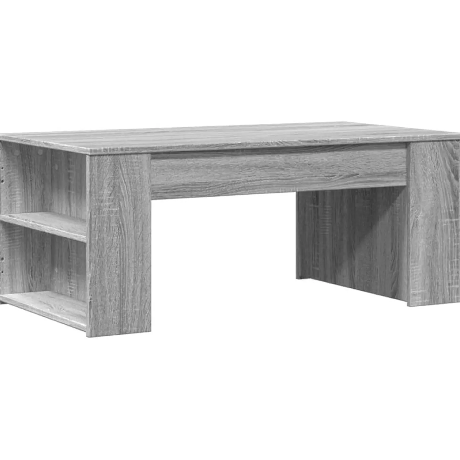 Stolik Kawowy Ława Stół Szary 102x55x42 Do Salonu Do Pokoju