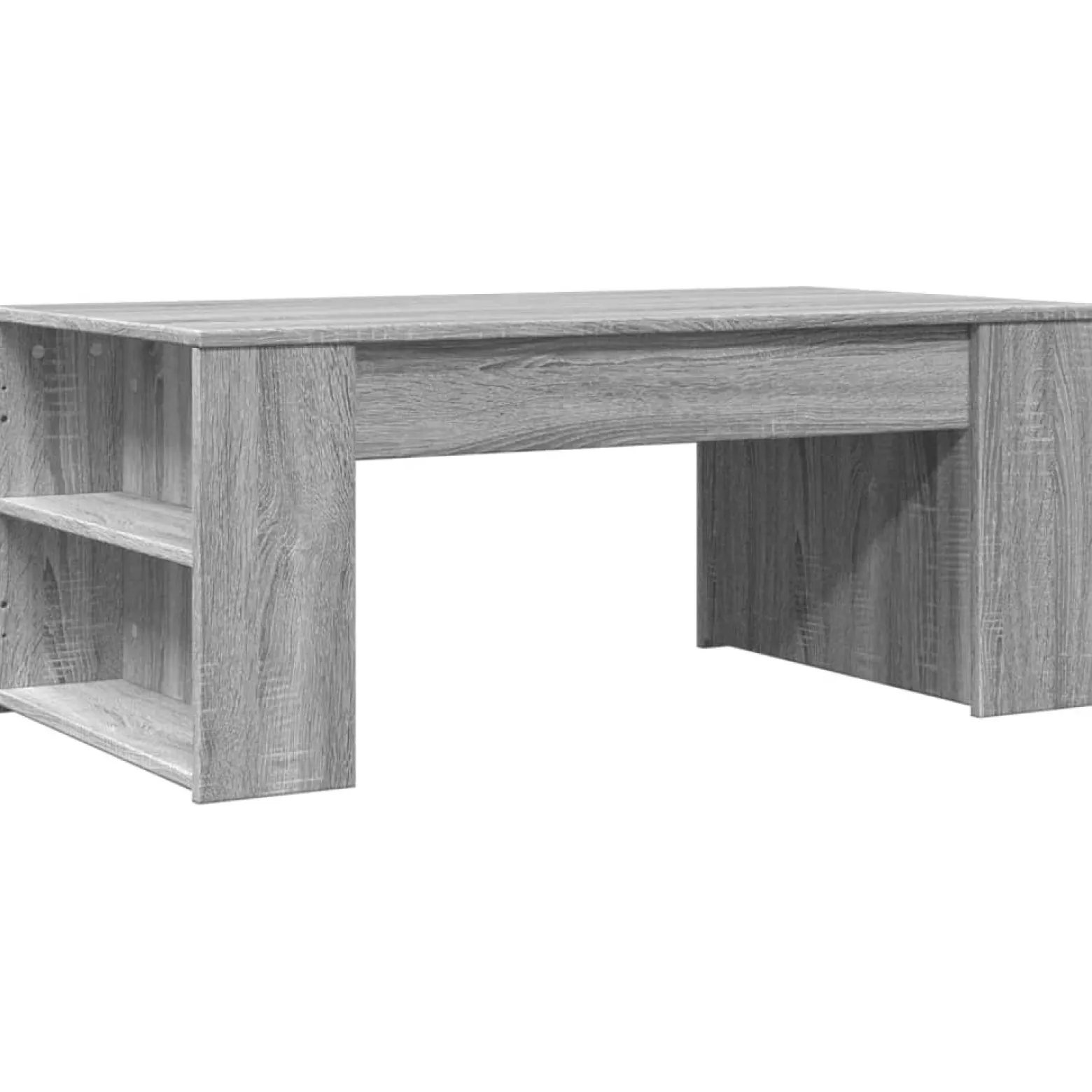 Stolik Kawowy Ława Stół Szary 102x55x42 Do Salonu Do Pokoju