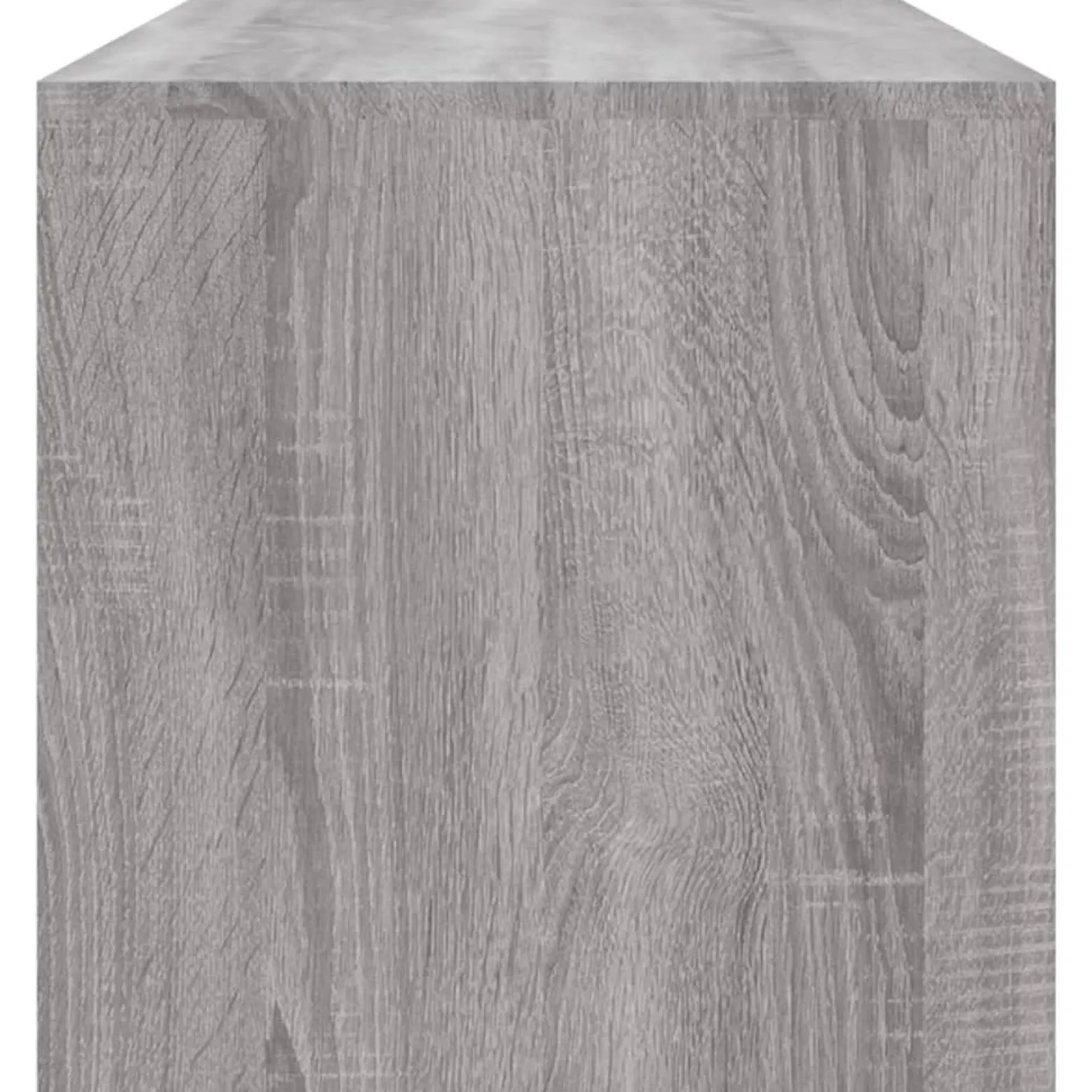 Stolik Kawowy Ława Stół Szary 100x40x40 Półka Do Salonu Do Pokoju