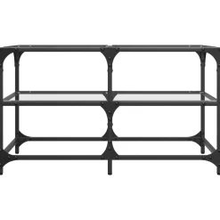 Stolik Kawowy Ława Stół Szklany 78.5x40x45 Do Salonu Do Pokoju