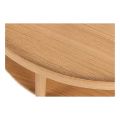 Stolik kawowy Banbury dębowy okrągły 80 cm