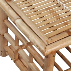 Stolik kawowy Brąz 90 x 50 x 45 cm Bambus vidaXL