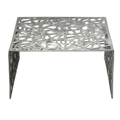 Stolik kawowy 60cm Aluminium Stolik pod sofę Alu Stolik do salonu Metal