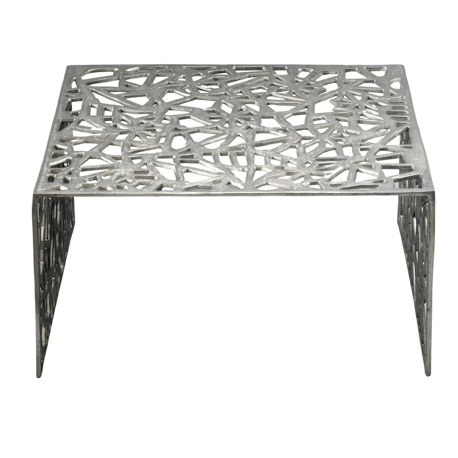 Stolik kawowy 60cm Aluminium Stolik pod sofę Alu Stolik do salonu Metal