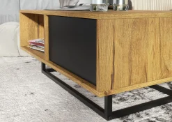 Stolik Kawowy 90cm Loft ONE FURNITURE - Laminat Dębowy