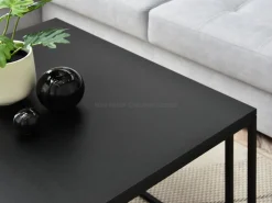 Stolik-Kawowy Dark-Xl Czarny, Podstawa Czarny